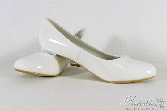 Menyasszonyi cipő lapos extra puha talppal - 37