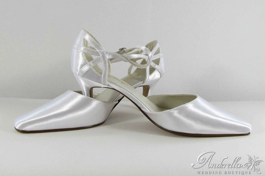 Exkluzív menyasszonyi cipő szandál - fonatos - 36