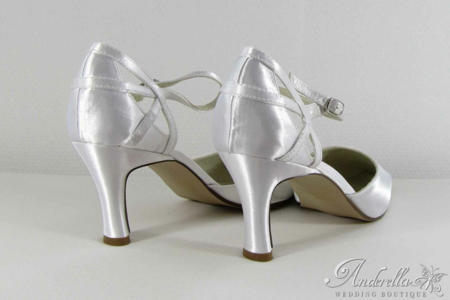 Exkluzív menyasszonyi cipő szandál - fonatos