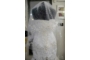 Kép 3/5 - Fehér menyasszonyi fátyol - ezüstös csipkével szegélyezett - Fehér