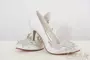 Kép 1/2 - Ezüst díszítésű exkluzív menyasszonyi cipő - 37