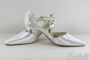 Kép 1/3 - Exkluzív menyasszonyi cipő szandál - fonatos