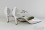 Kép 3/3 - Exkluzív menyasszonyi cipő szandál - fonatos