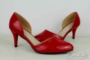 Kép 2/4 - Oldalain nyitott - piros alkalmi cipő