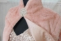 Kép 5/6 - Púder rózsaszín mini bunda- one size