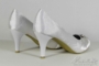 Kép 2/4 - Szives szatén menyasszonyi cipő